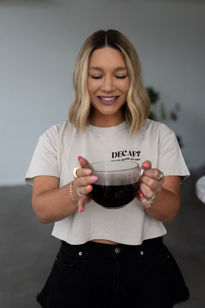 Decaf Women’s Crop Top